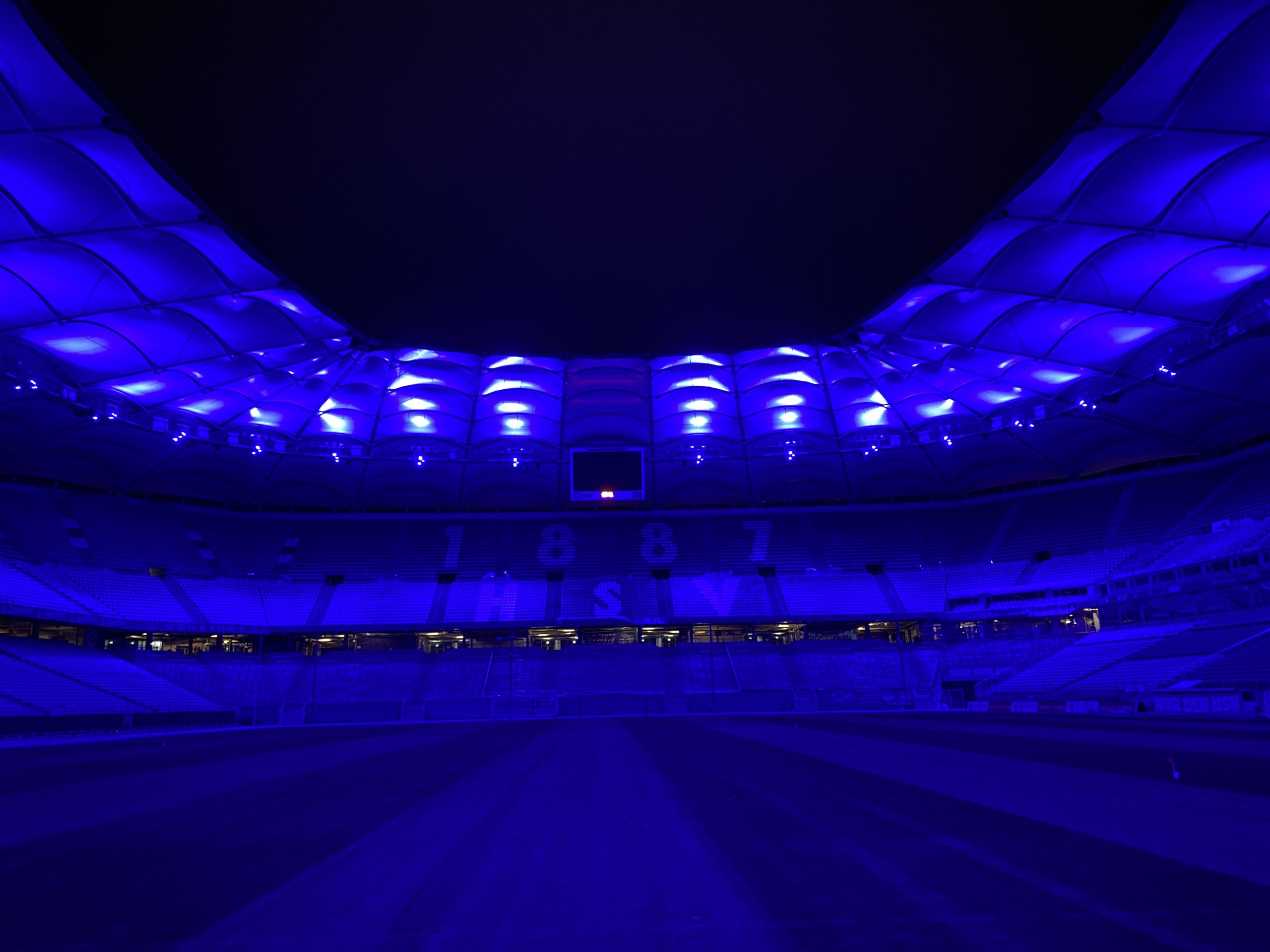 Volksparkstadion Hamburg LED Beleuchtung
