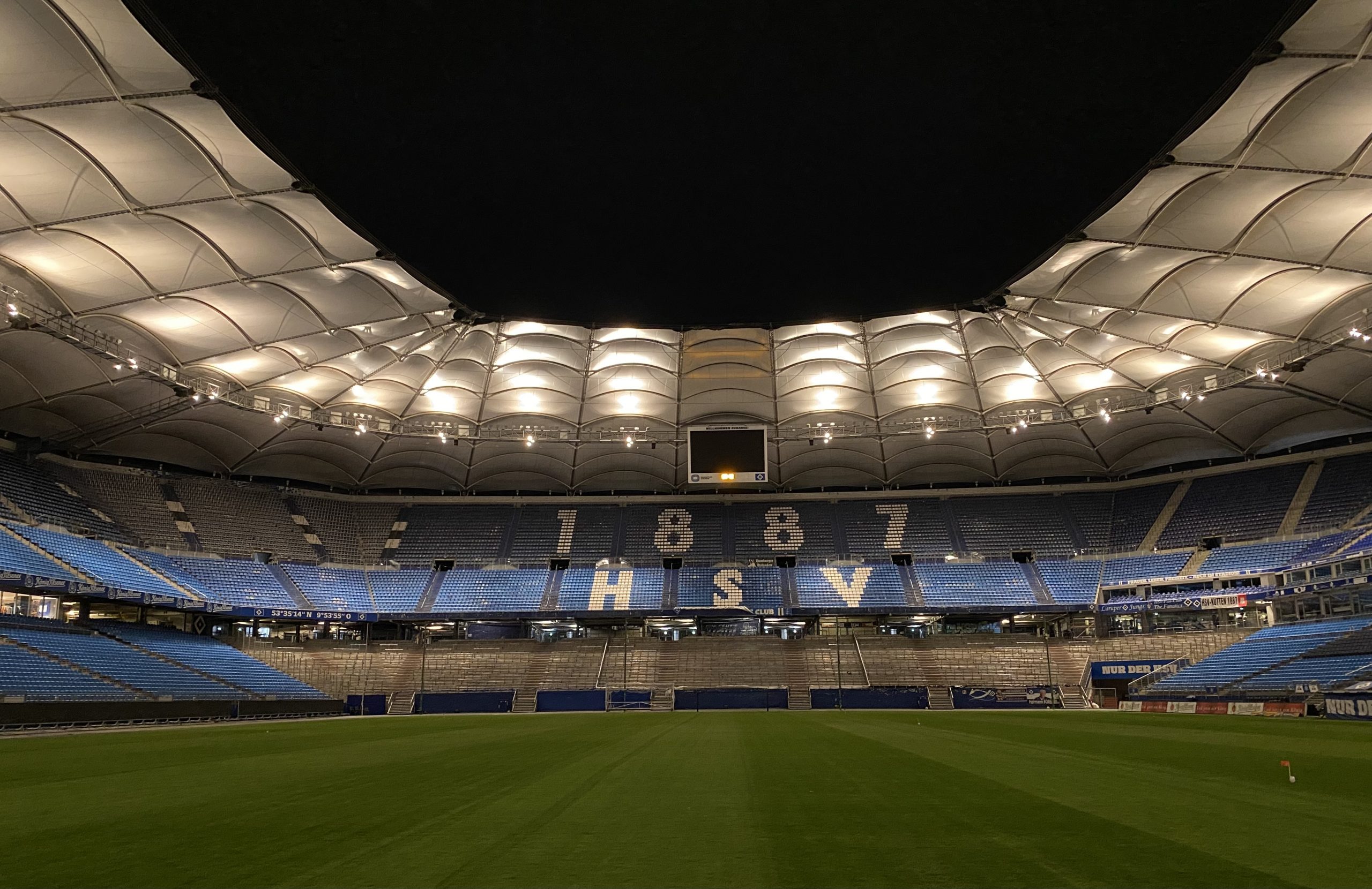 Volksparkstadion Hamburg LED Beleuchtung