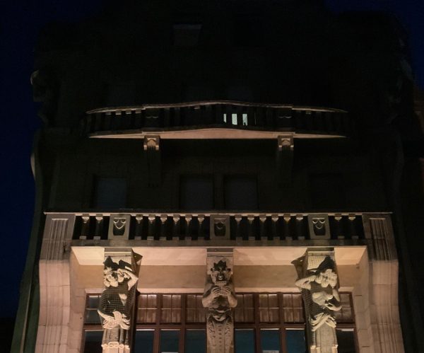 Gebäude der Heilsarmee Freiburg LED Beleuchtung