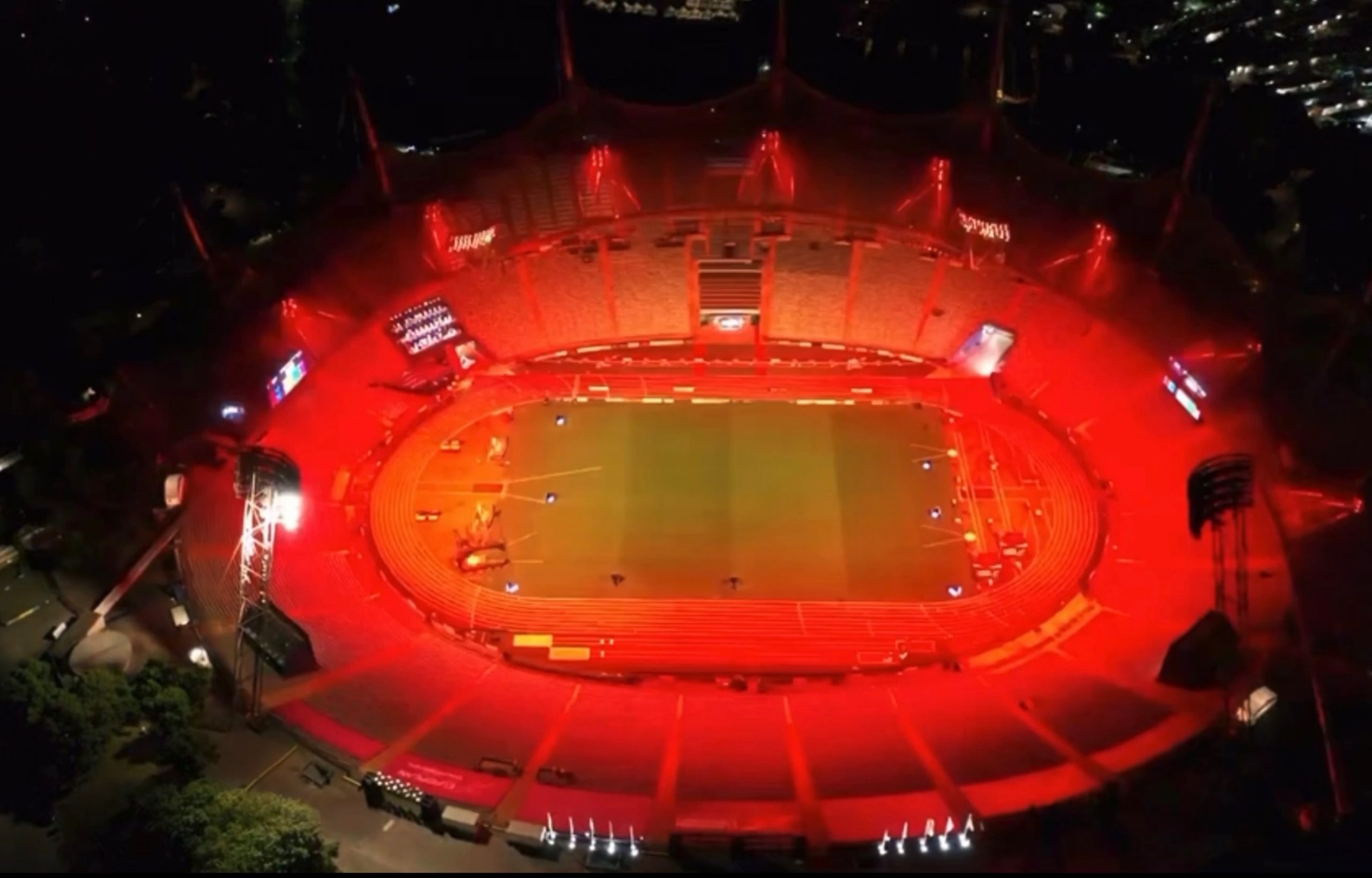 Olympiastadion München - LED Beleuchtung