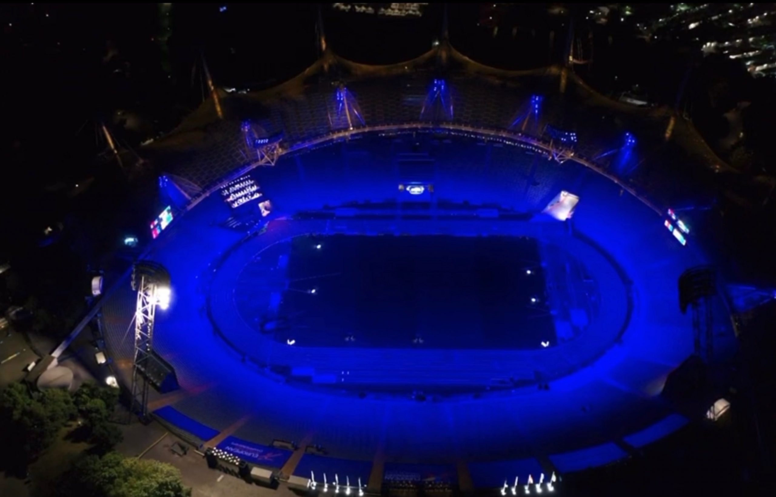 Olympiastadion München - LED Beleuchtung