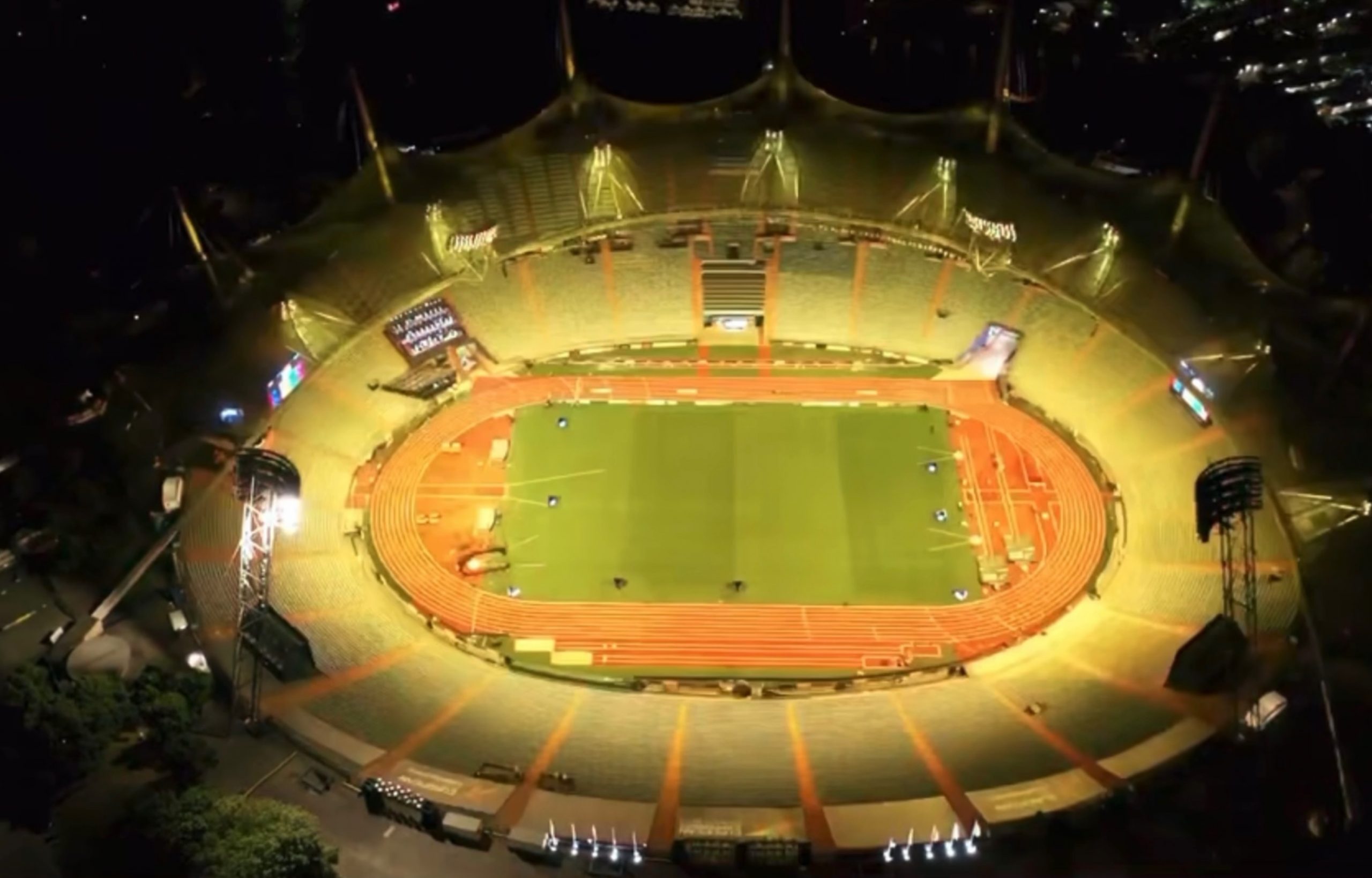 Olympiastadion München - LED Beleuchtung